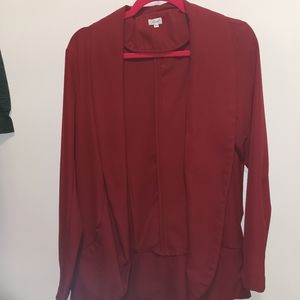 Kismet Burgundy Blazer